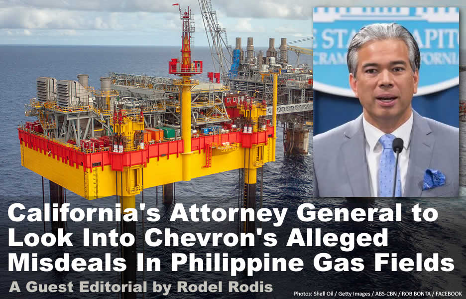 California's Attorney General to Look Into Chevron's Alleged Misdeals In Philippine Gas Fields