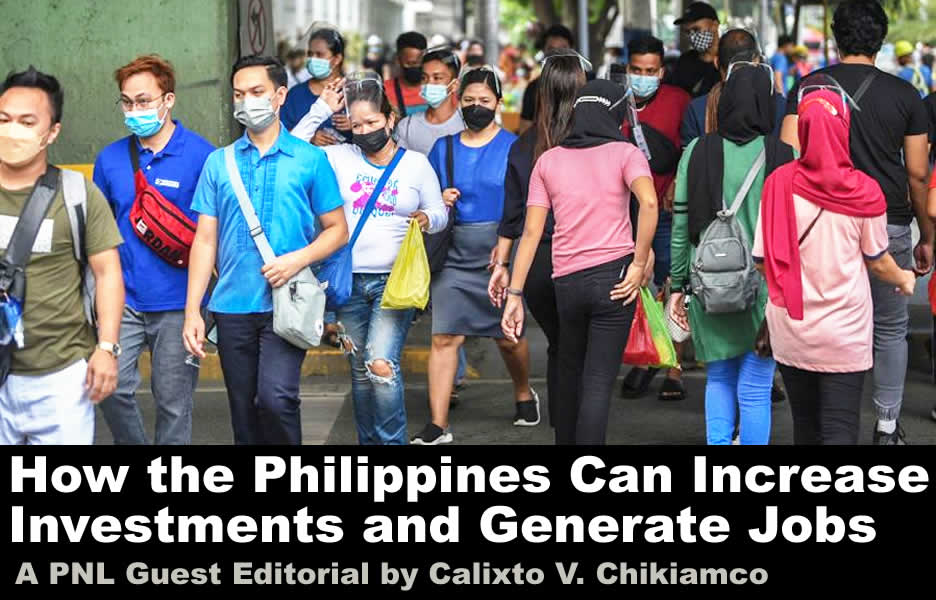 How the Philippines Can Increase Investments and Generate Jobs