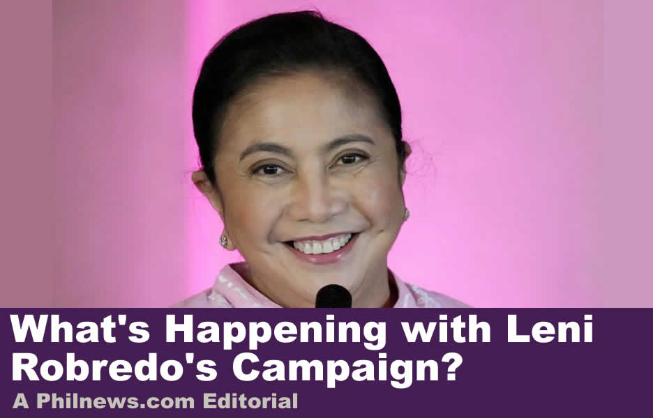 What's Happening with Leni Robredo's Campaign?