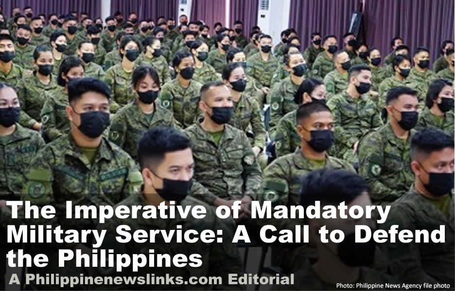 The Imperative of Mandatory Military Service: A Call to Defend the Philippines